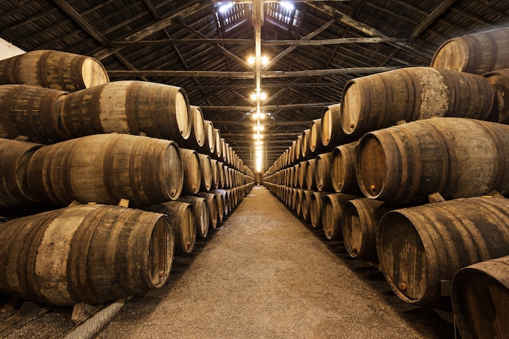 Photo wine cellar, porto