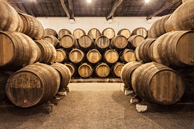 Photo wine cellar, porto