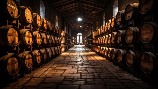 Wine Cellar Wonders Exploring Barrels in Porto Portugal 169 Aspect Ratio