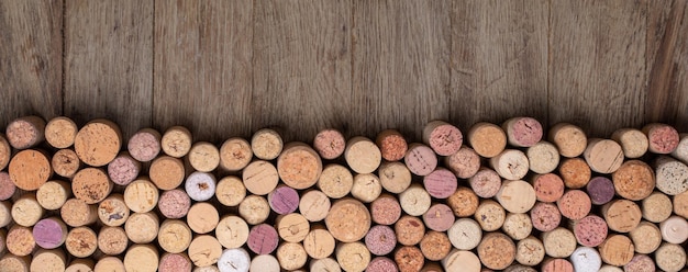 Wine corks background