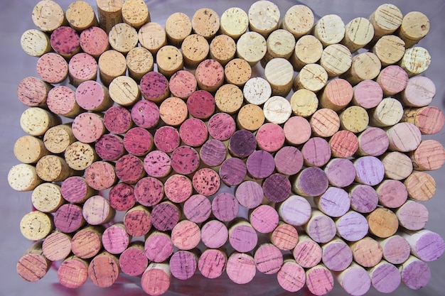 Wine corks background