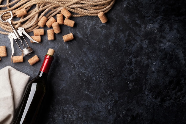 Wine corks and corkscrew