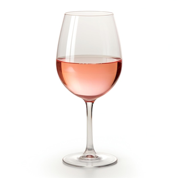 Photo wine glass isolated on white background