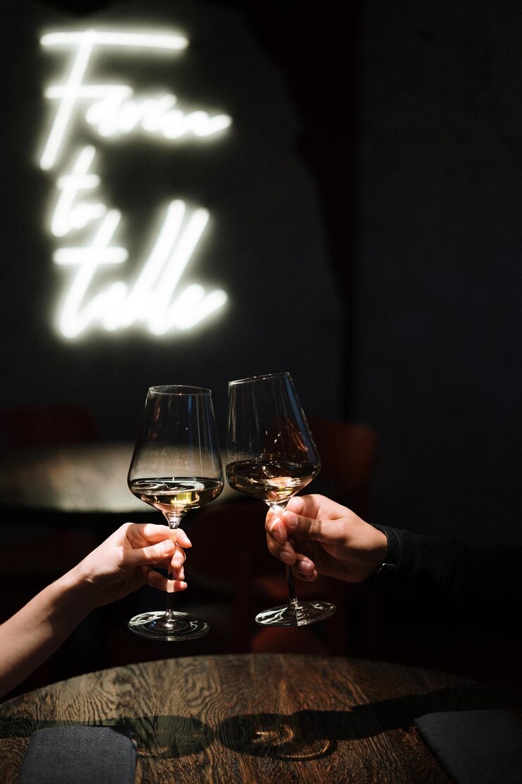 Photo wine glass