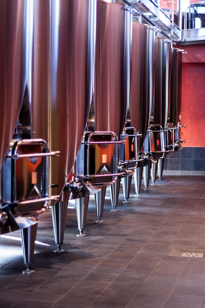 Photo wine making vats