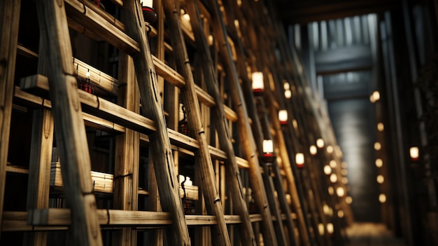 wine storage HD 8K wallpaper Stock Photographic Image