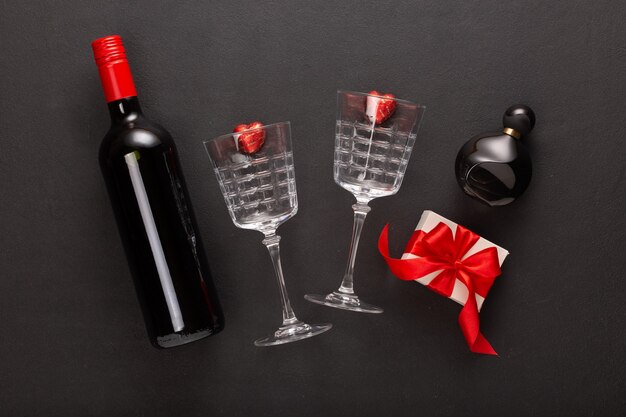 Wine and Valentine's Day gift