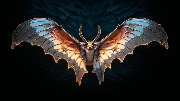 Winged Artistry Showcase the Intricate Patterns on Bats Wings with Cesiumbulgy