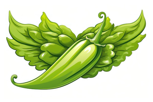 Winged Bean icon on white background ar 32 v 52 Job ID 7db67a964b21443882ed47cec16c34f3