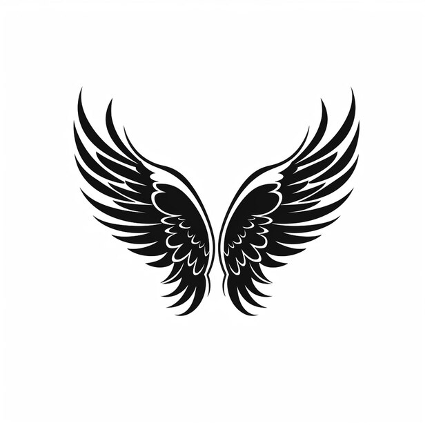 Photo a wings icon vector