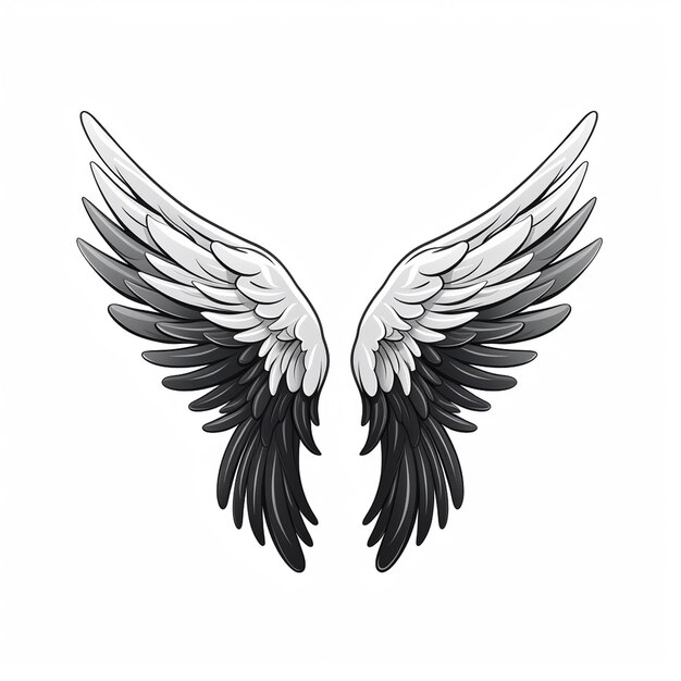 Photo a wings icon vector