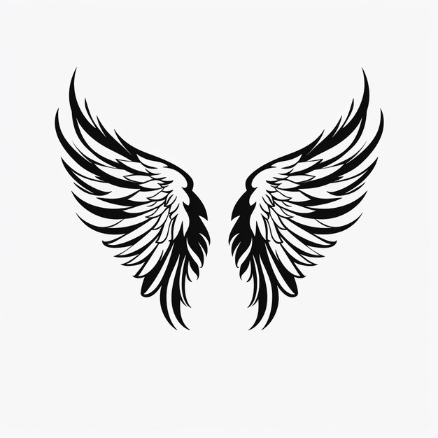 Photo a wings icon vector