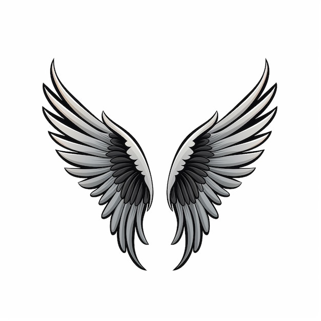 Photo a wings icon vector