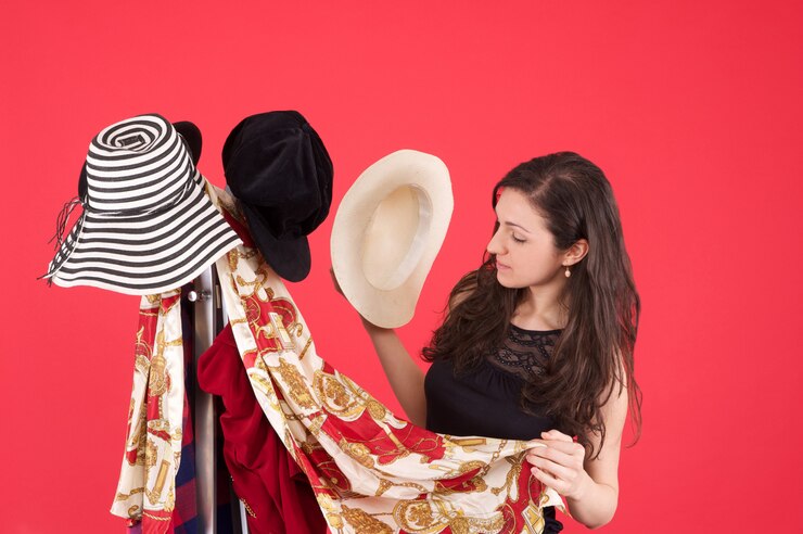 Winkelen bij de modewinkel