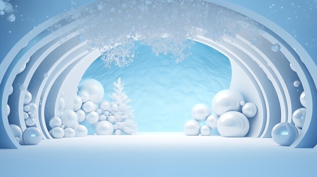 Photo winter abstract background for presentation