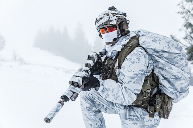 Winter arctic warfare