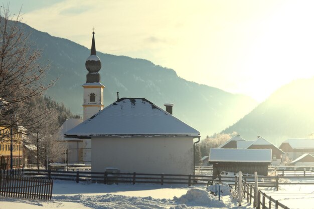 зима в австрийских Альпах