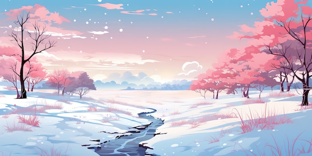 Share 74 anime winter backgrounds super hot  incdgdbentre