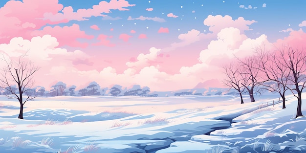 An Anime Character Is Laying Down In The Snow Background Picture Of  Someone Falling Background Image And Wallpaper for Free Download