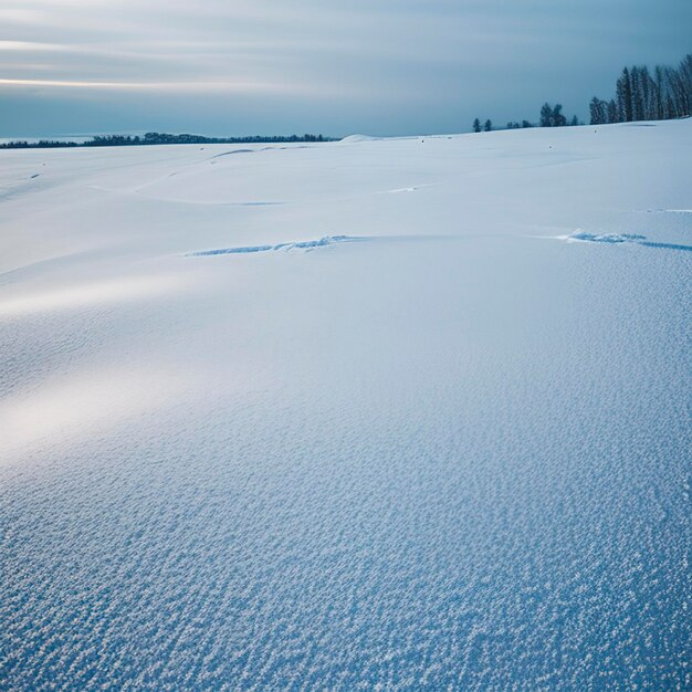 Winter background of snow and frost with free space for your decoration