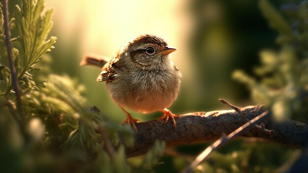 winter bird HD 8K wallpaper Stock Photographic Image