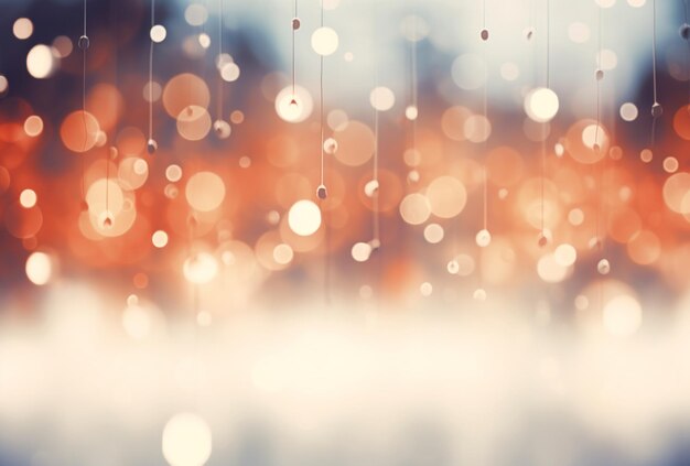 Winter blurred background wallpaper