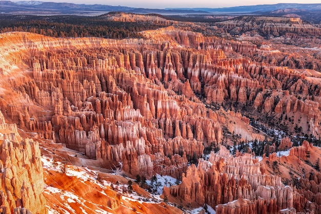 Winter in Bryce Canyon National Park, Utah, USA