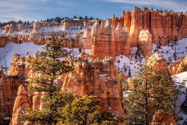 Winter in Bryce Canyon National Park, Utah, USA