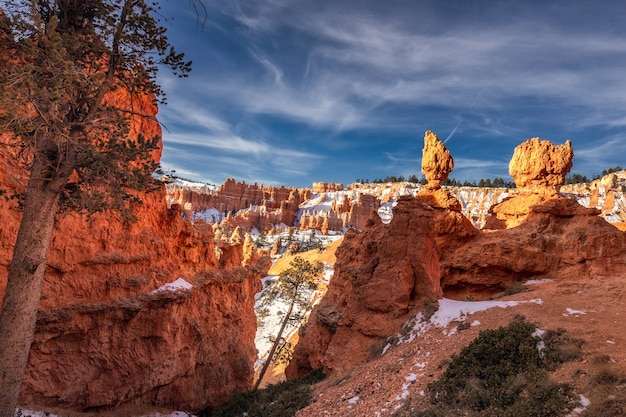 Winter in Bryce Canyon National Park, Utah, USA