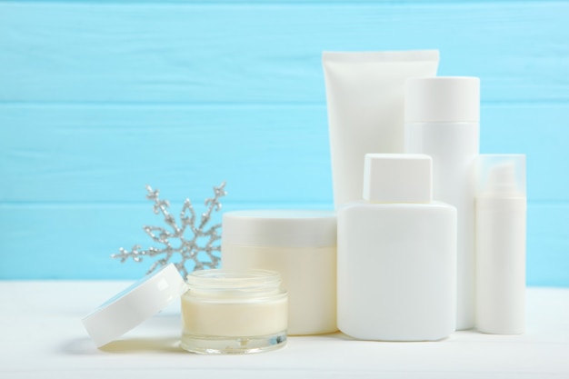 Winter care cosmetics skin care skin hydration