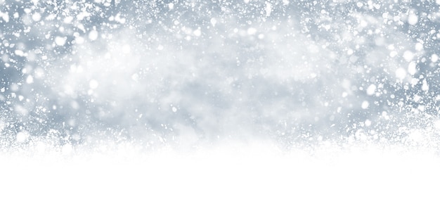 Photo winter and christmas background design of snow falling illustration