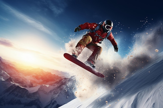 Winter extreme sports photos