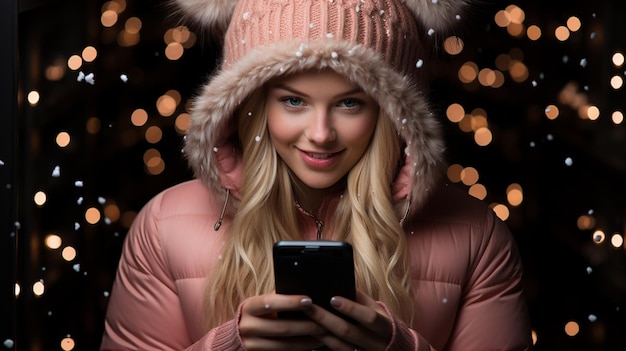 winter fashion HD 8K wallpaper Stock Photographic Image