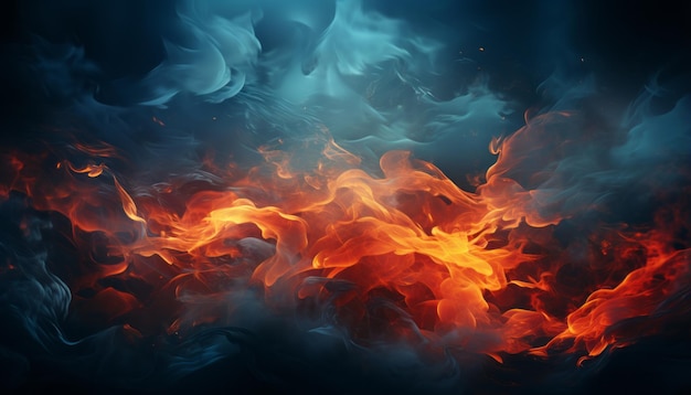 winter and fire mystery smoke background texturetwirling around