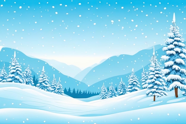 winter forest landscape backgroundwinter forest landscape backgroundwinter landscape vector illustr