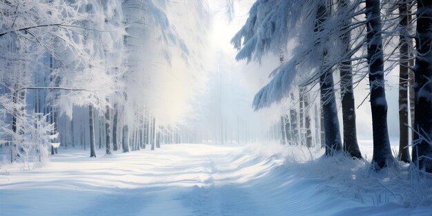 사진 겨울 숲 순수한 겨울 빙하가 숲에 떨어지는 겨울 도로 눈 는 숲 눈보라 겨울