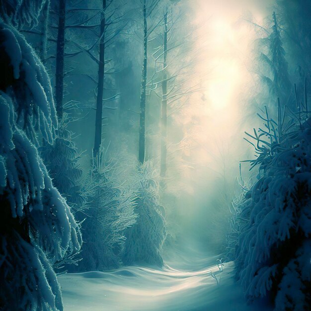 Winter forest