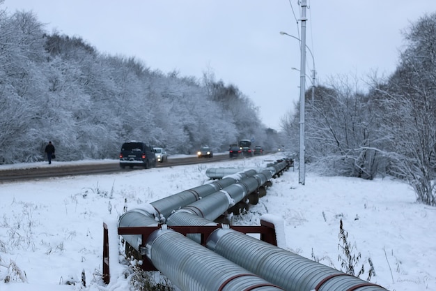 winter gas pipeline