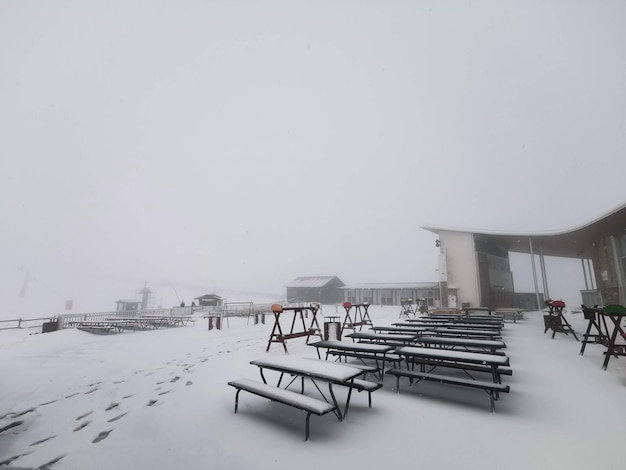 冬のイメージ寒さと雪