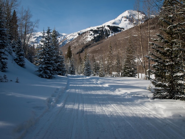 Winter in San Juan Mointains, Colorado.