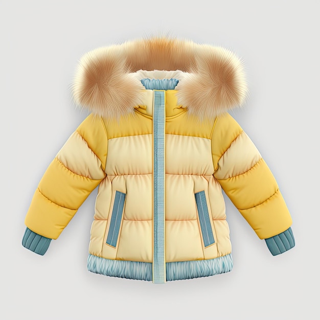 Winter jacket for kids Generative Ai