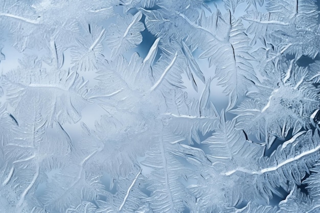 Winter koud bevroren ijs achtergrond textuur patroon