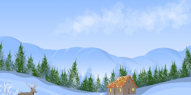 winter landscape wallpaper