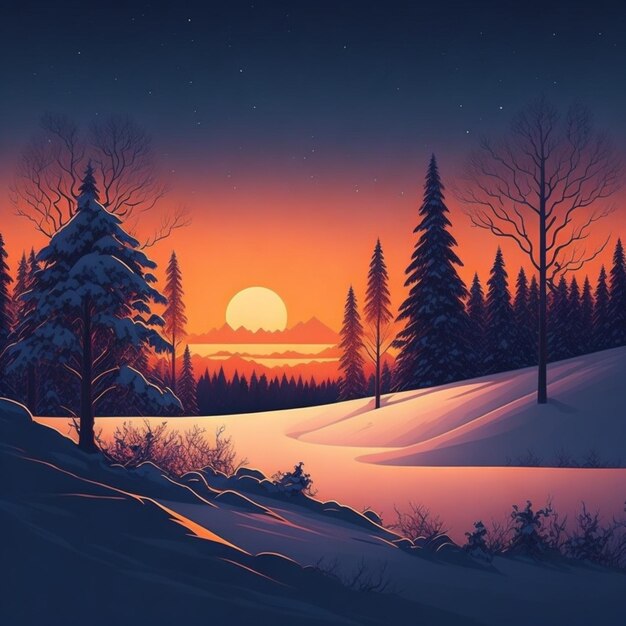 winter landscape