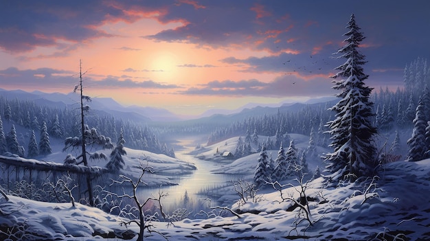 winter landscape