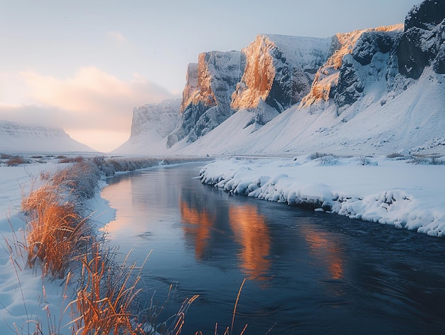 winter in the mountains