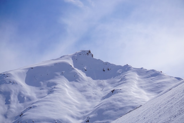 雪と冬のmoutains.Leh ladakh。