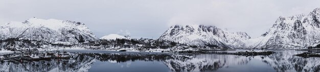 Winter Noorwegen meer