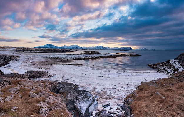 Winter Noorwegen meer