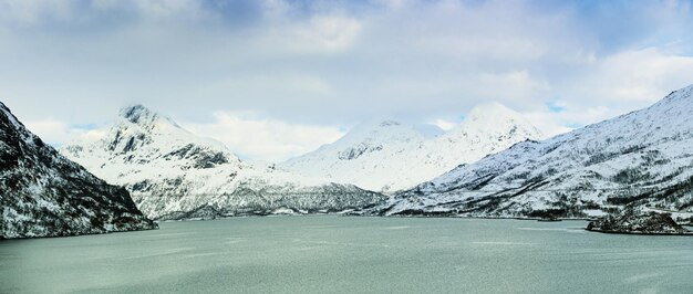 Winter Noorwegen meer